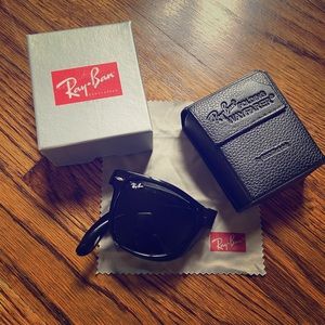 RayBan Folding Wayfarer Black